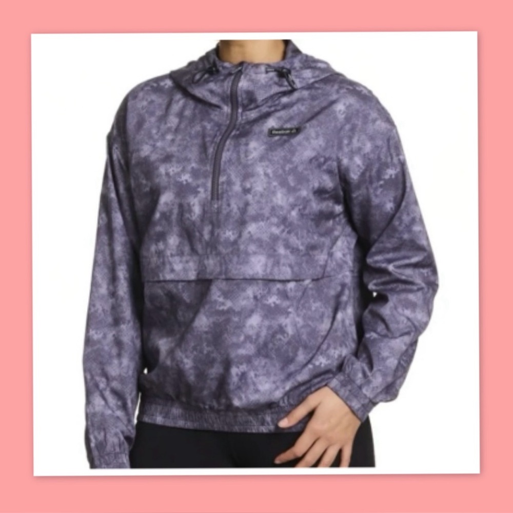 Reebok Women's and Women's Plus Half-Zip Sprinter Jacket, Size XXL New